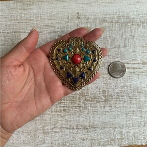 Forever21 Gold tone Heart Shaped Pendant